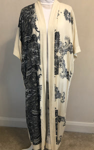 Grey Dragon Kimono Handmade Kimonos She Goes Rogue   
