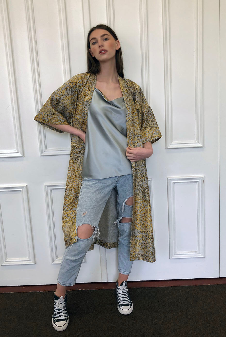 Rogue Kimono in Escada Handmade Kimonos She Goes Rogue   