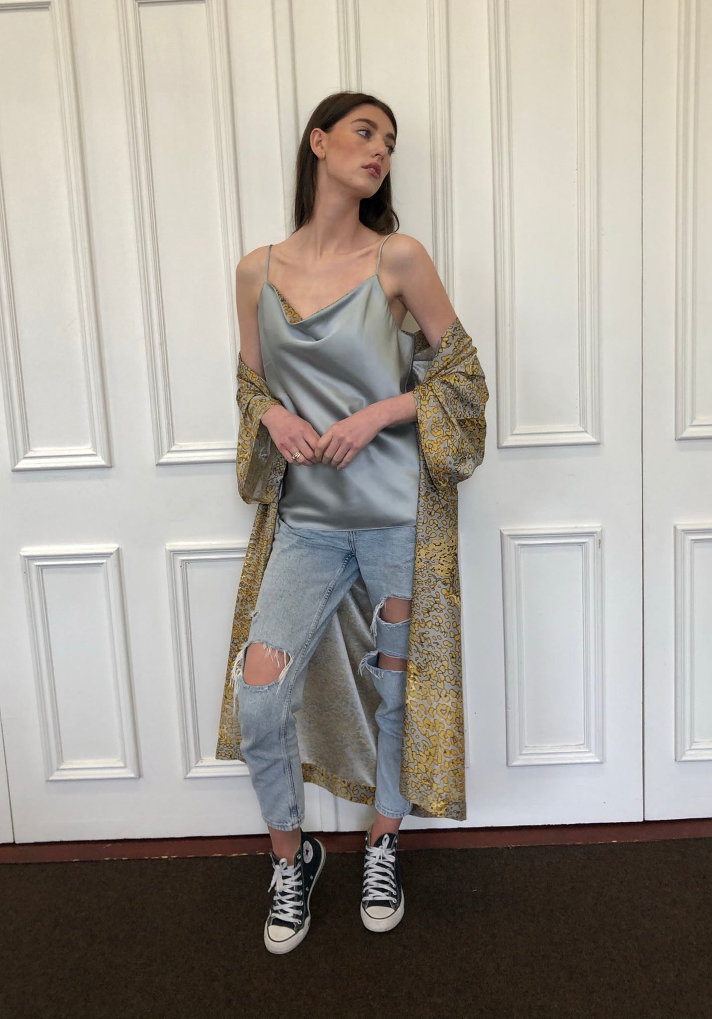 Rogue Kimono in Escada Handmade Kimonos She Goes Rogue   