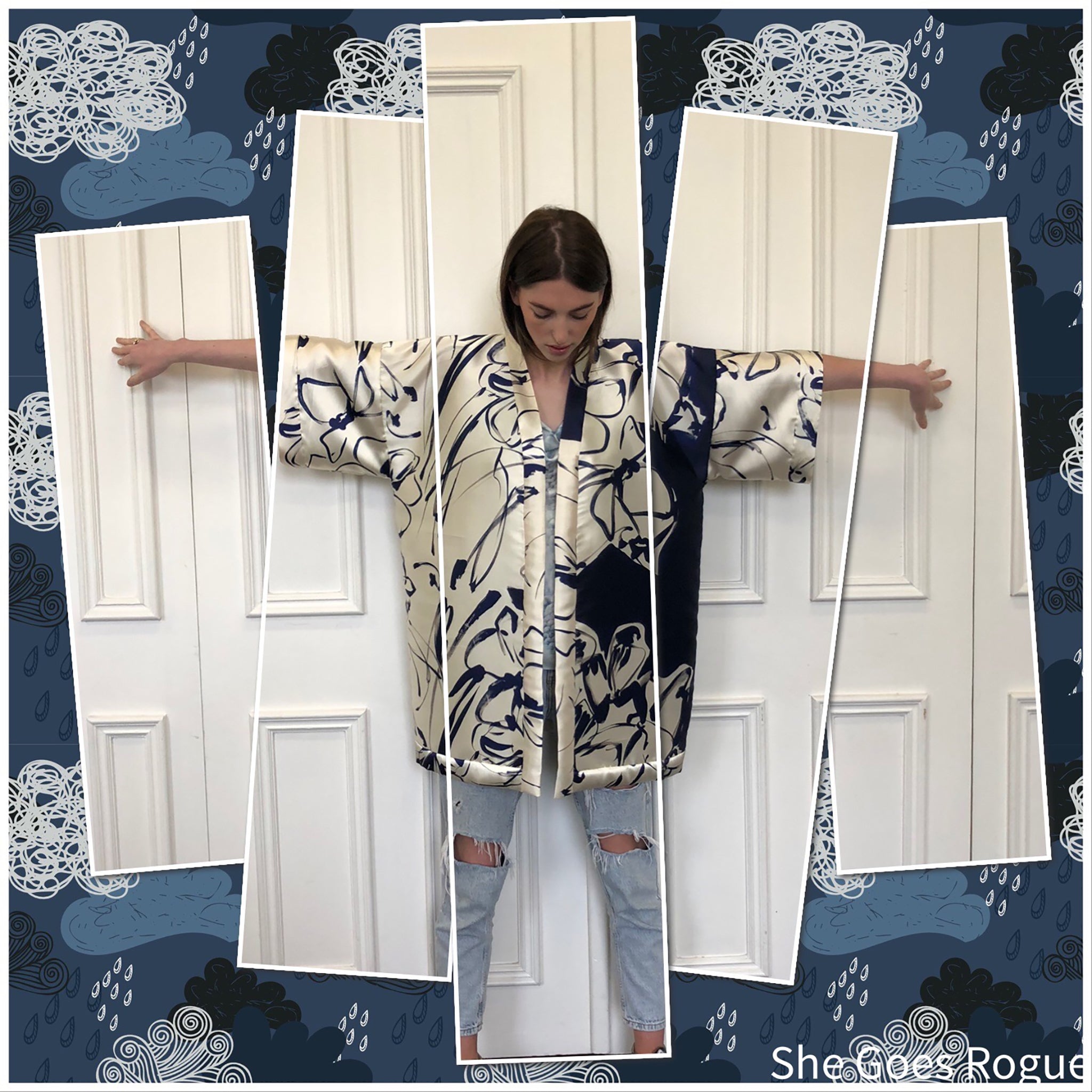 The Fifi Kimono Handmade Kimonos She Goes Rogue   