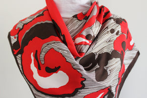 Christian Dior Vintage Silk Scarf Designer Vintage Scarves SHE GOES ROGUE   