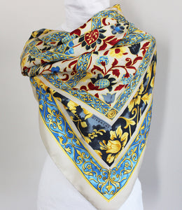 Givenchy Vintage Silk Scarf Designer Vintage Scarves SHE GOES ROGUE   
