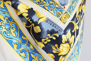 Givenchy Vintage Silk Scarf Designer Vintage Scarves SHE GOES ROGUE   