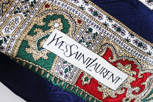 Yves Saint Laurent Vintage Silk Scarf Designer Vintage Scarves SHE GOES ROGUE   