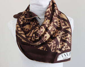 Lanvin Vintage Silk Scarf Designer Vintage Scarves SHE GOES ROGUE   