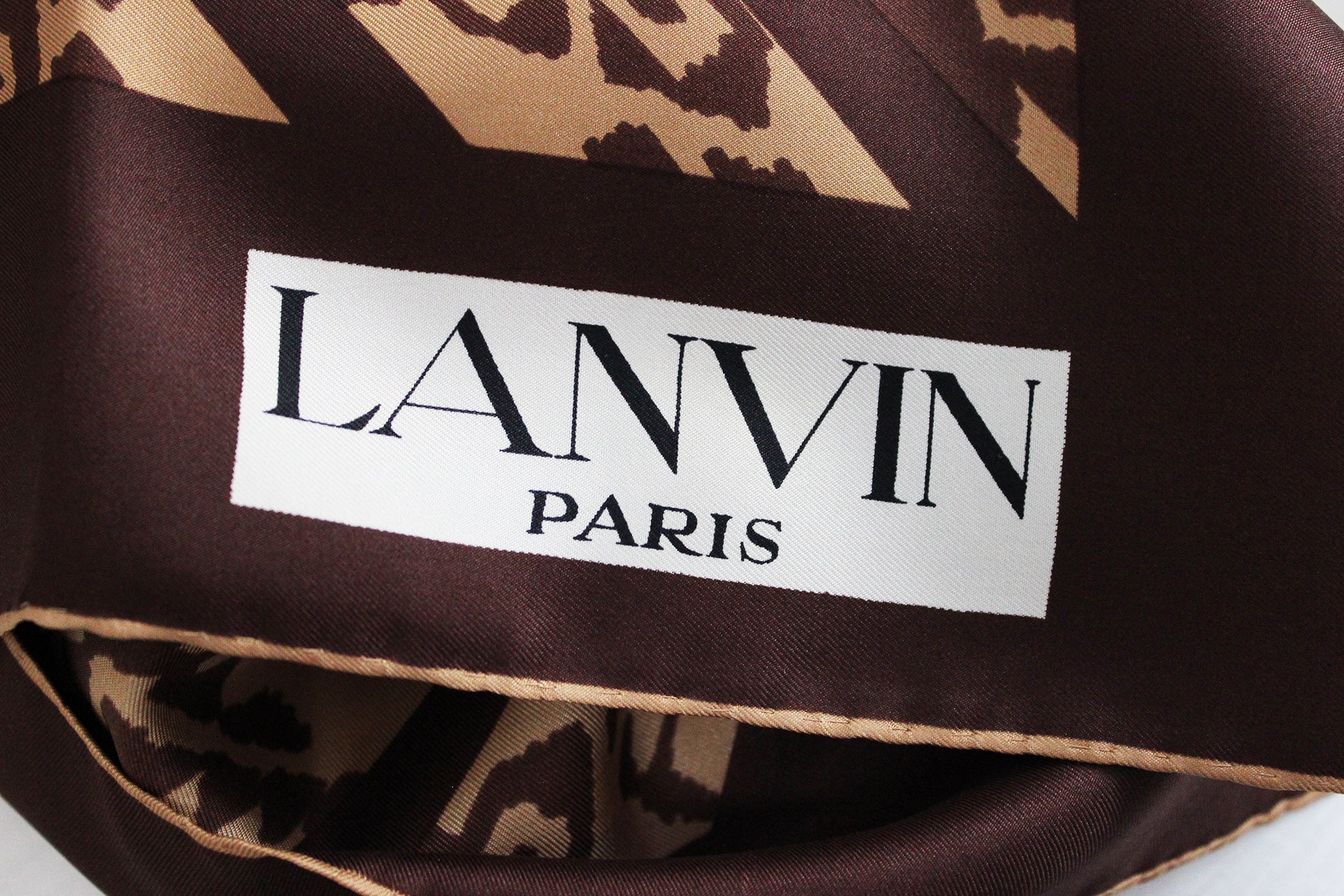 Lanvin Vintage Silk Scarf