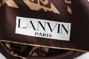 Lanvin Vintage Silk Scarf Designer Vintage Scarves SHE GOES ROGUE   