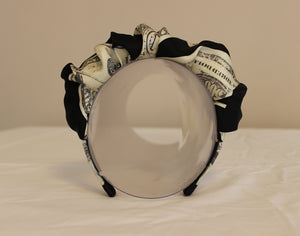 Greenback headband Head Couture SHE GOES ROGUE   