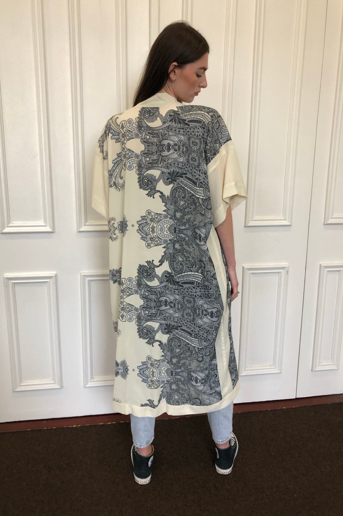 Grey Dragon Kimono Handmade Kimonos She Goes Rogue   