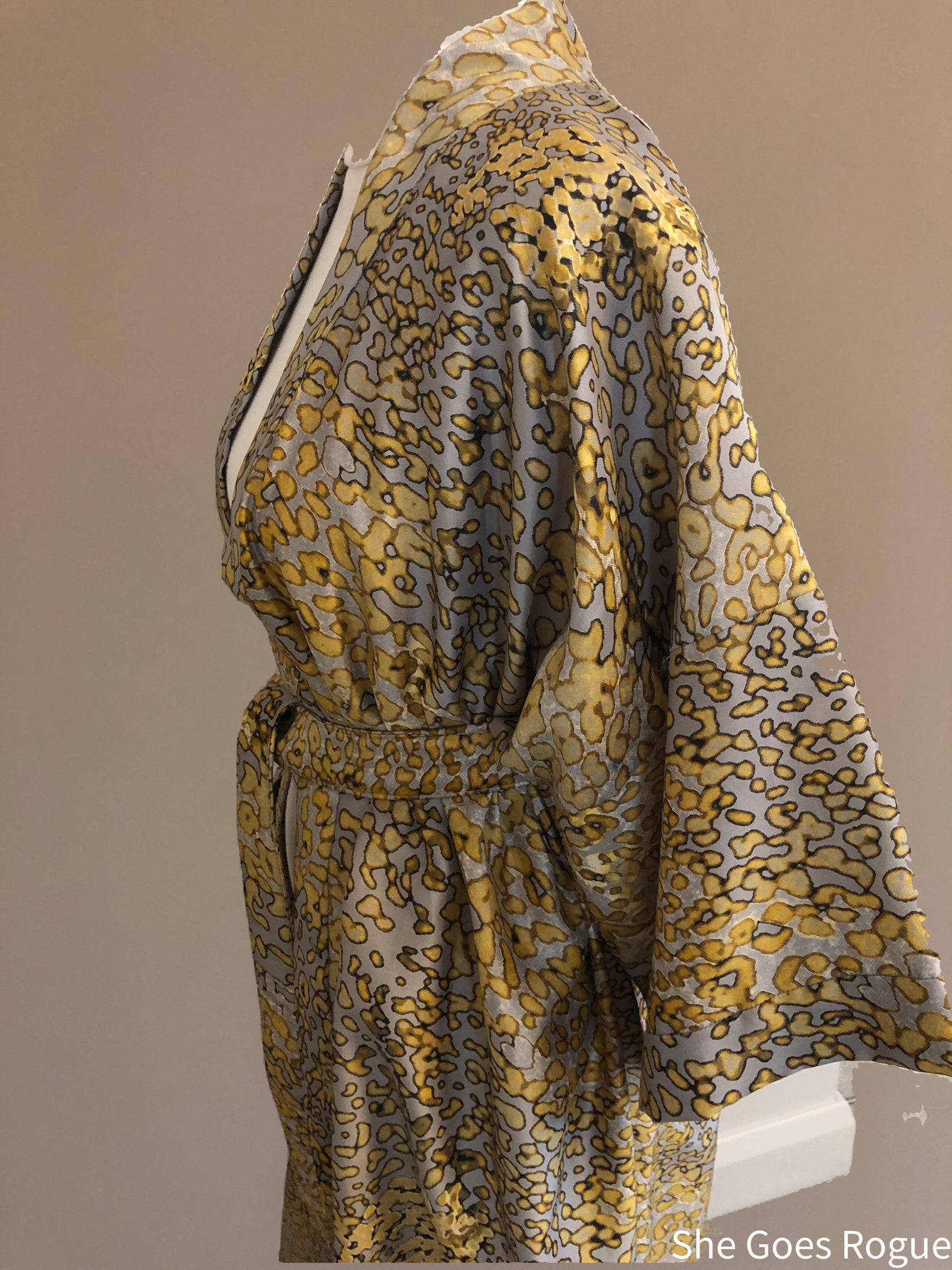 Rogue Kimono in Escada Handmade Kimonos She Goes Rogue   